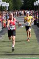 Eva Jurenikova and Beata Falk at World Orienteering Championships 2010 in Trondheim, Norway