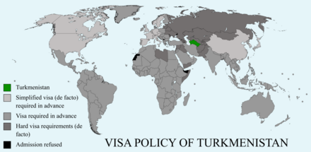 Visa policy of Turkmenistan