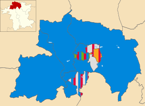 Wyre Forest UK local election 2023 map.svg