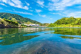 桑野川と北谷川の合流点 山口町 森国・中コソ・末広 付近