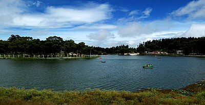 The lake at Yercaud, also known as the Jewel of the South.