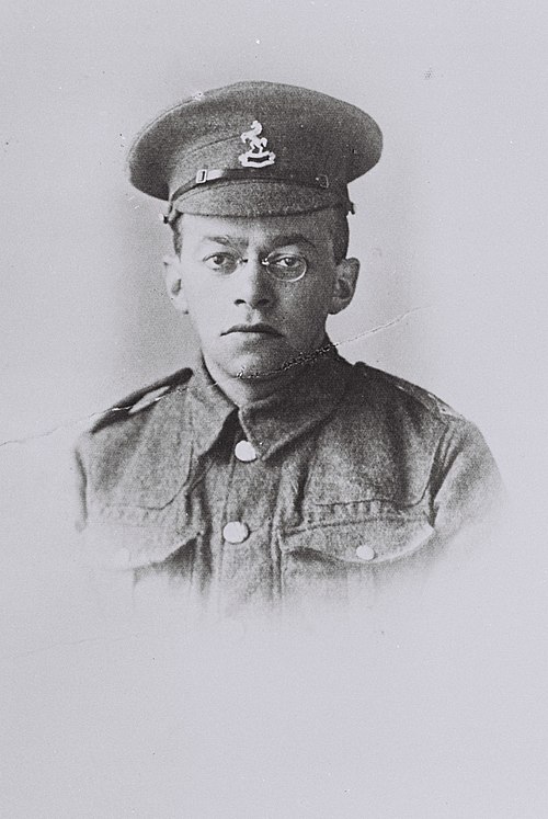 Ze'ev Jabotinsky who served in Platoon 16 of the 20th Battalion of the London Regiment Between 1916 and 1917