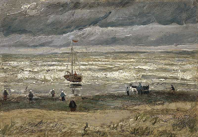 Archivo:Zeegezicht bij Scheveningen - s0416M1990 - Van Gogh Museum.jpg