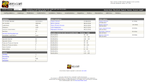 Zencart Admin Panel screenshot. (Version 1.5.5a)