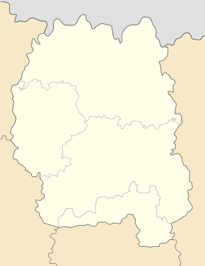 Рудня-Замисловицька. Карта розташування: Житомирська область