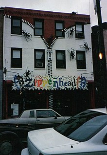 Zipperhead, the iconic punk clothing shop in Philadelphia's South Street district referenced in the song Zipperhead south street philly.jpg