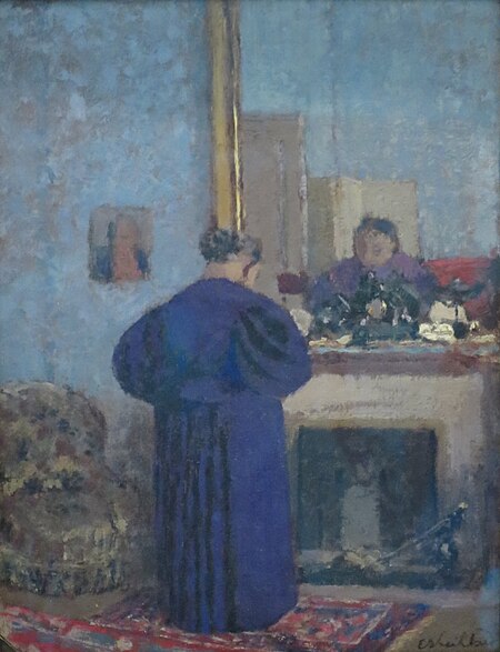 Fail:'Madame Vuillard by the Fireplace' by Édouard Vuillard, c. 1895, Hermitage.JPG