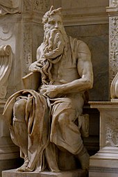 Moïse, Tombeau de Jules II, basilique Saint-Pierre-aux-Liens, Rome