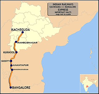 <span class="mw-page-title-main">Kacheguda–Mysuru Express</span> Express train