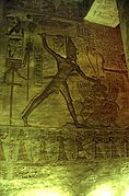 Ägypten 1999 (134) Assuan - Im Großen Tempel von Abu Simbel (27595822585).jpg