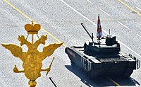 T-14 tank on Red Square during the parade