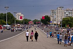 Piazza Suvorov a Tiraspol