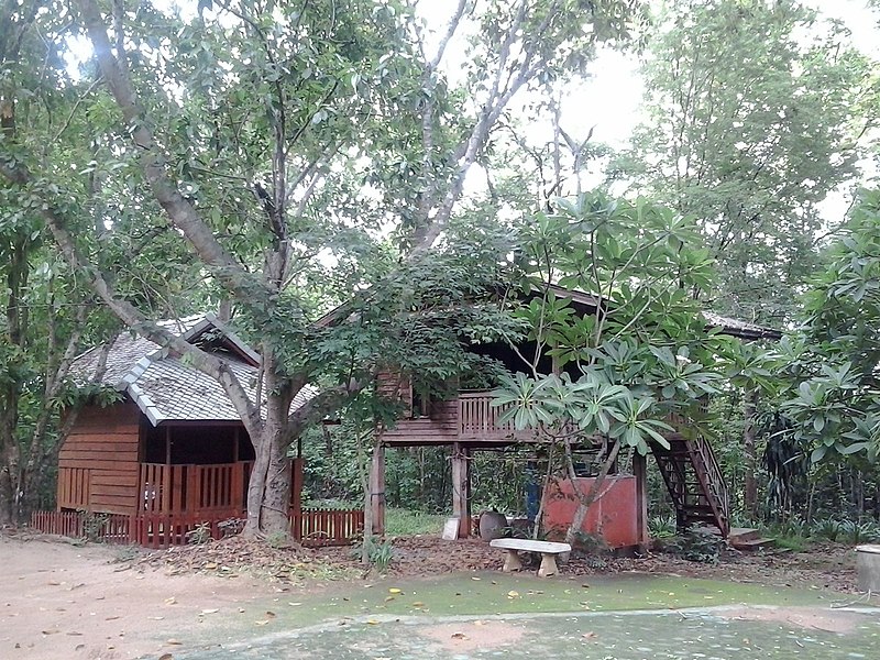 File:วัดป่าน้ำริน-กุฎิอนุสรณ์หลวงปู่ชอบ ฐานสโม (หลังเล็ก ด้านซ้าย) - panoramio.jpg