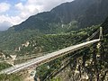 Mountain-Moon Bridge in Taroko National Park, Taiwan