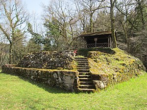 Gutach Castle - view from the west