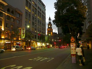 <span class="mw-page-title-main">Park Street, Sydney</span> Street in Sydney, Australia