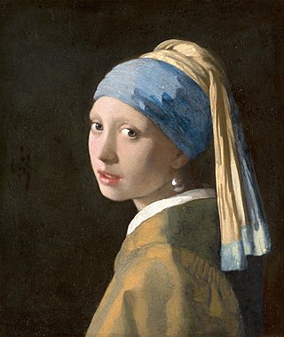 <i>Girl with a Pearl Earring</i> Painting by Johannes Vermeer c. 1665