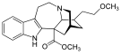 Chemische Struktur von 18-Methoxycoronaridin.