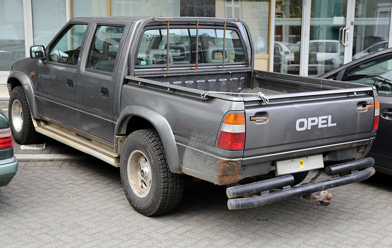 File:1997 Opel Campo 3.1 TD 4x4 Crew Cab (TFS69).jpg