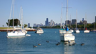 Montrose Harbor and other harbors provide marina and docking facilities