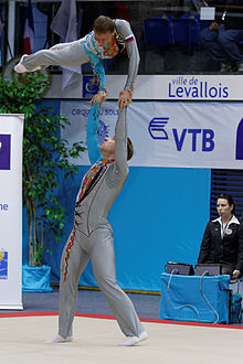 2014 Acrobatic Gymnastics World Championships - Men's pair - Qualifications - Russia 04.jpg