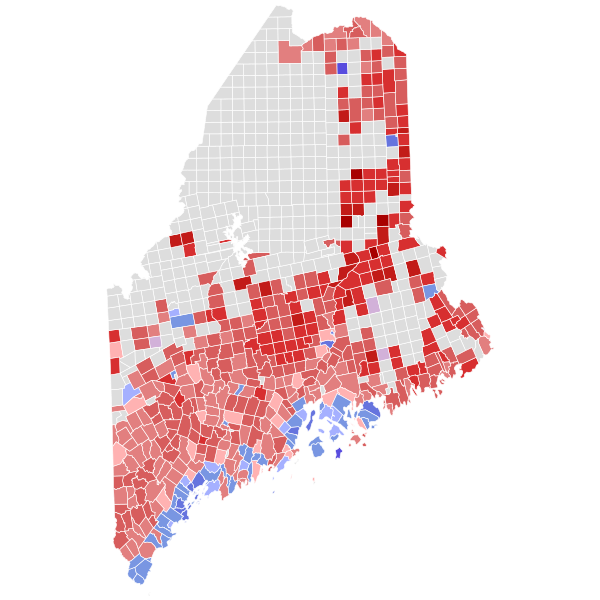 File:2020 United States Senate election in Maine results map by municipality.svg