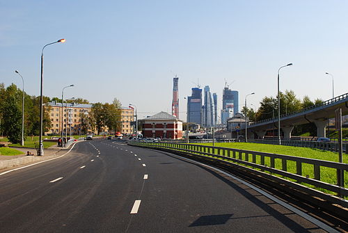 Город москва улица дорожная