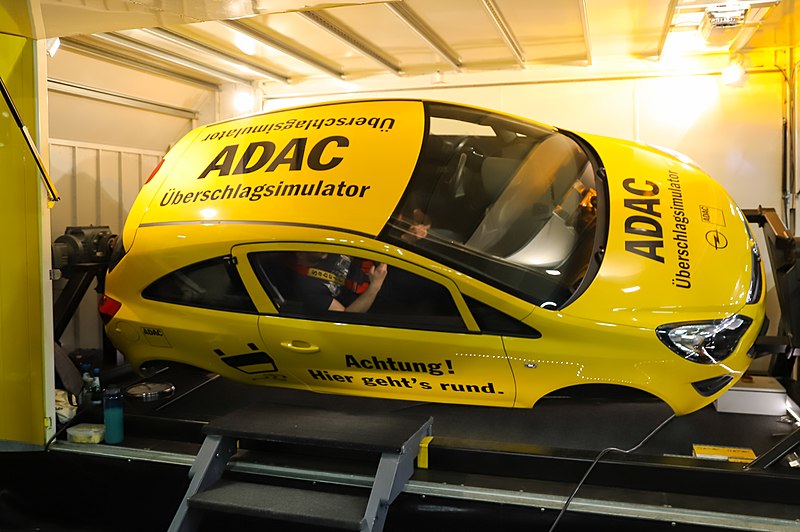 File:ADAC car crash simulator at FIBO 2019 in Cologne, Germany (47952444867).jpg