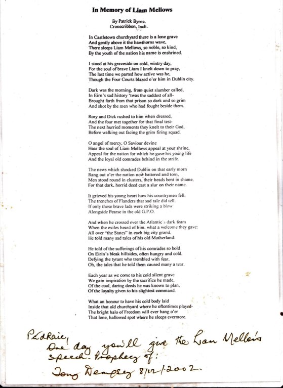 File A Poem In Memory Of Liam Mellows Pdf Wikimedia Commons