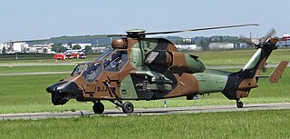 <span class="mw-page-title-main">Eurocopter Tiger</span> European attack helicopter
