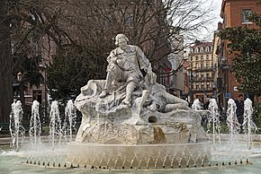 Statue de Pierre Goudouli par Alexandre Falguière à Toulouse