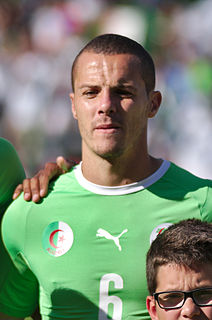 Djamel Mesbah Algerian footballer