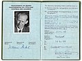 Allied passport (Reisepass) used by Hilmar Pabel after the war.jpg