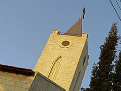 Torre da igreja de Amã. JPG