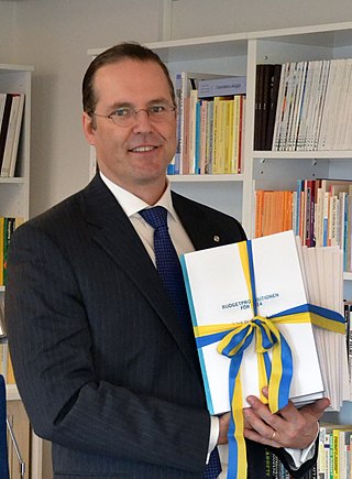 <span class="mw-page-title-main">Anders Borg</span> Swedish politician (born 1968)