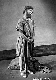 Wilson as Androcles in the Federal Theatre Project production of Androcles and the Lion (1938)