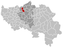 Ans Liège Belgium Map.png
