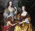 "เลดีอลิสซาเบธ ธิมเบิลบีและ ไวท์เคาน์เตสโดรอธี" (Lady Elisabeth Thimbleby and Vicountess Dorothy) ค.ศ. 1637 ประเทศเบลเยียม