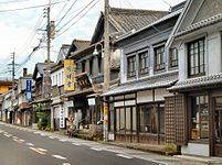 Straat in Arita.