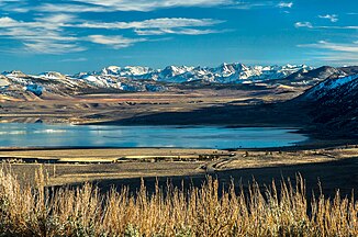 Mono Lake, Sherwin Range behind