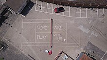 Urban tennis in Lisbon, Portugal