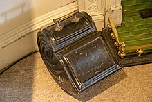 A coal scuttle at Berrington Hall At Berrington Hall 2022 061.jpg