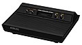 A 1982 model four switch Atari 2600 without a wood finish, the first to be labeled the Atari 2600.[32]