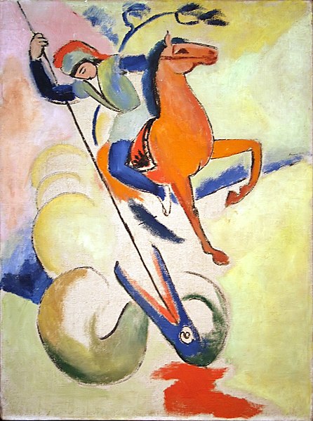 File:August Macke - Hl. Georg - 1912.jpg