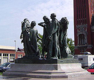 <i>The Burghers of Calais</i> sculpture by Auguste Rodin