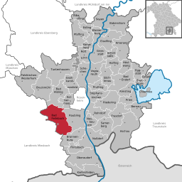 Läget för Bad Feilnbach i Landkreis Rosenheim