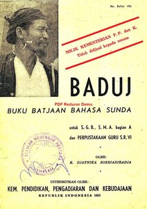 Baduj: Buku Batjaan Bahasa Sunda