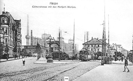 Bahnhof Niederhaspe um 1910