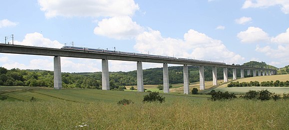 Bartelsgrabentalbrücke of the Hanover–Würzburg high-speed railway