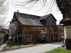 Bauernhaus im Kirchhofbereich